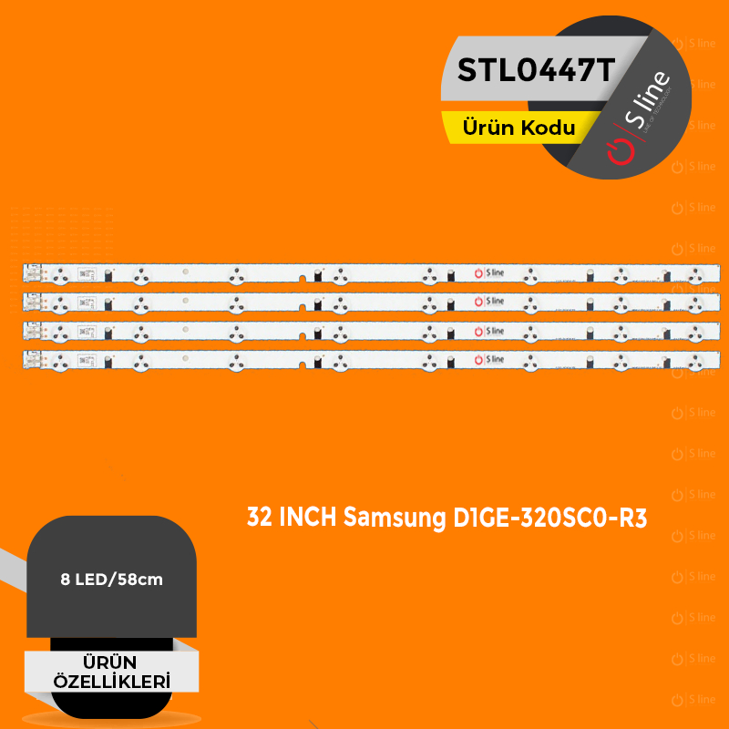 SLine Tv BackLight Samsung D1GE-320SC0-R3 Tv Led Bar