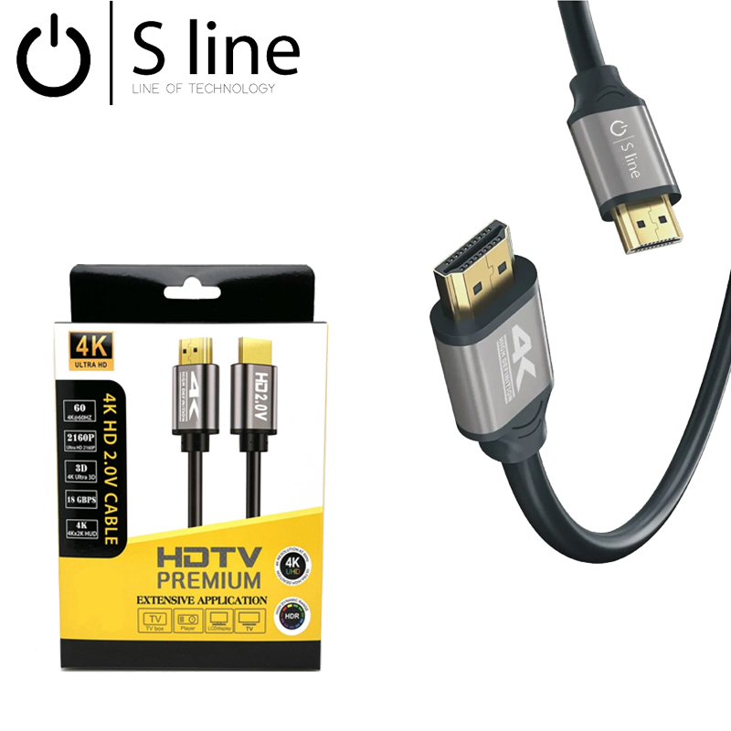 Sline 15 metre 4K HDMI Kablo Erkek-Erkek K:13