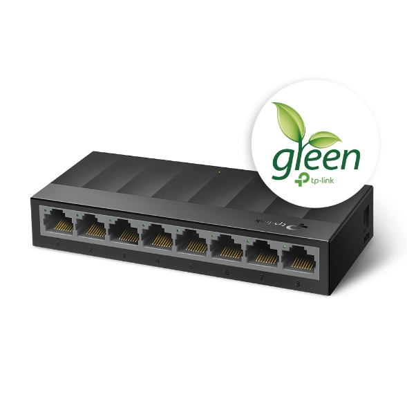 TP link TL-LS1008G 8-Port 10/100/1000 Mbps Desktop Switch