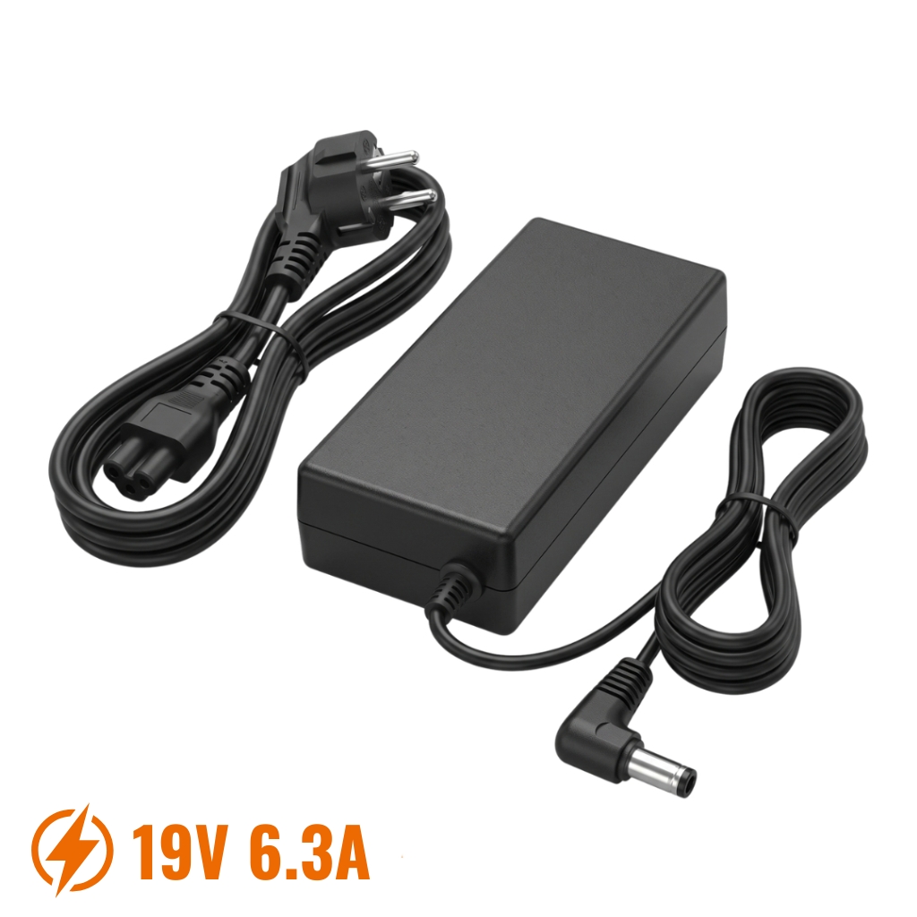 Toshiba MSI Monster Uyumlu 19V 6.3A 120W Notebook Adaptörü 5.5x2.5mm