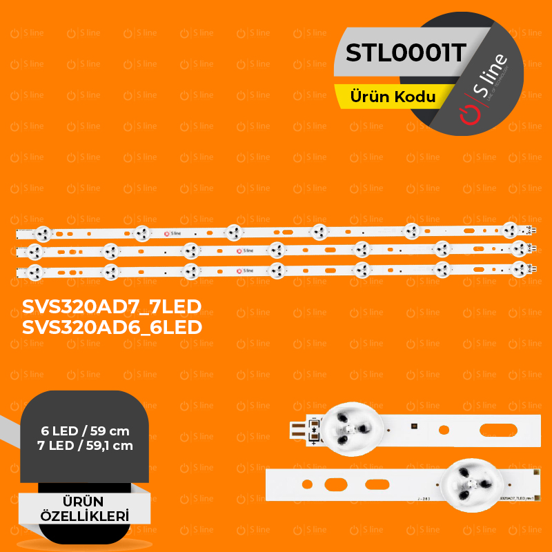 SVS320AD7_6LED -7LED  LTA320AP33 Tv Led Bar
