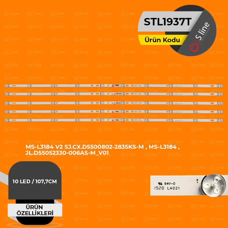 MS-L3184 V2 SJ.CX.D5500802-2835KS-M , MS-L3184, JL.D55052330-006AS-M_V01 Tv Ledi