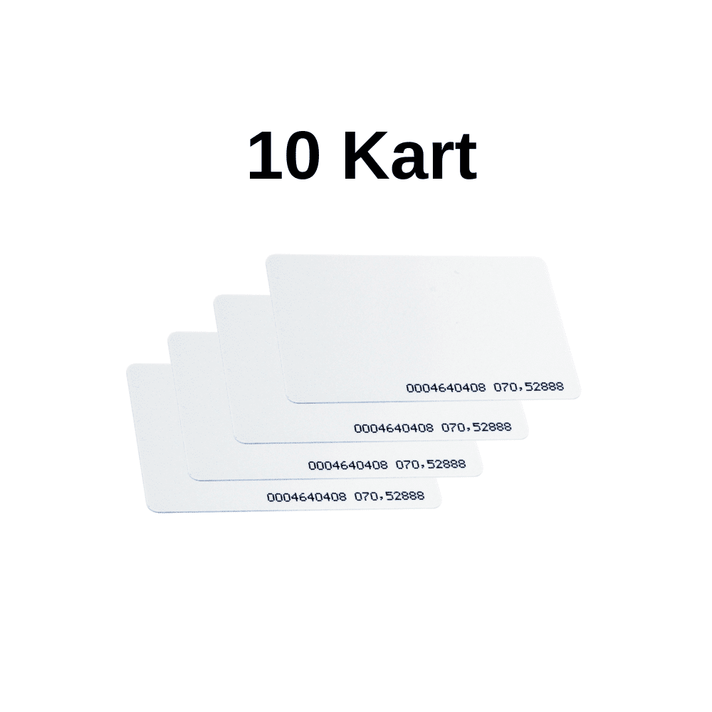 Sline Proximity Kart 125Khz EM Göster Geç Kartı 10’lu Paket