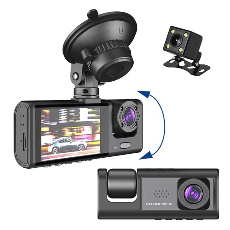 S-Line CC-002 3 Kameralı Araç Kamerası Ön Kabin Arka Wi-Fi 2MP K:50