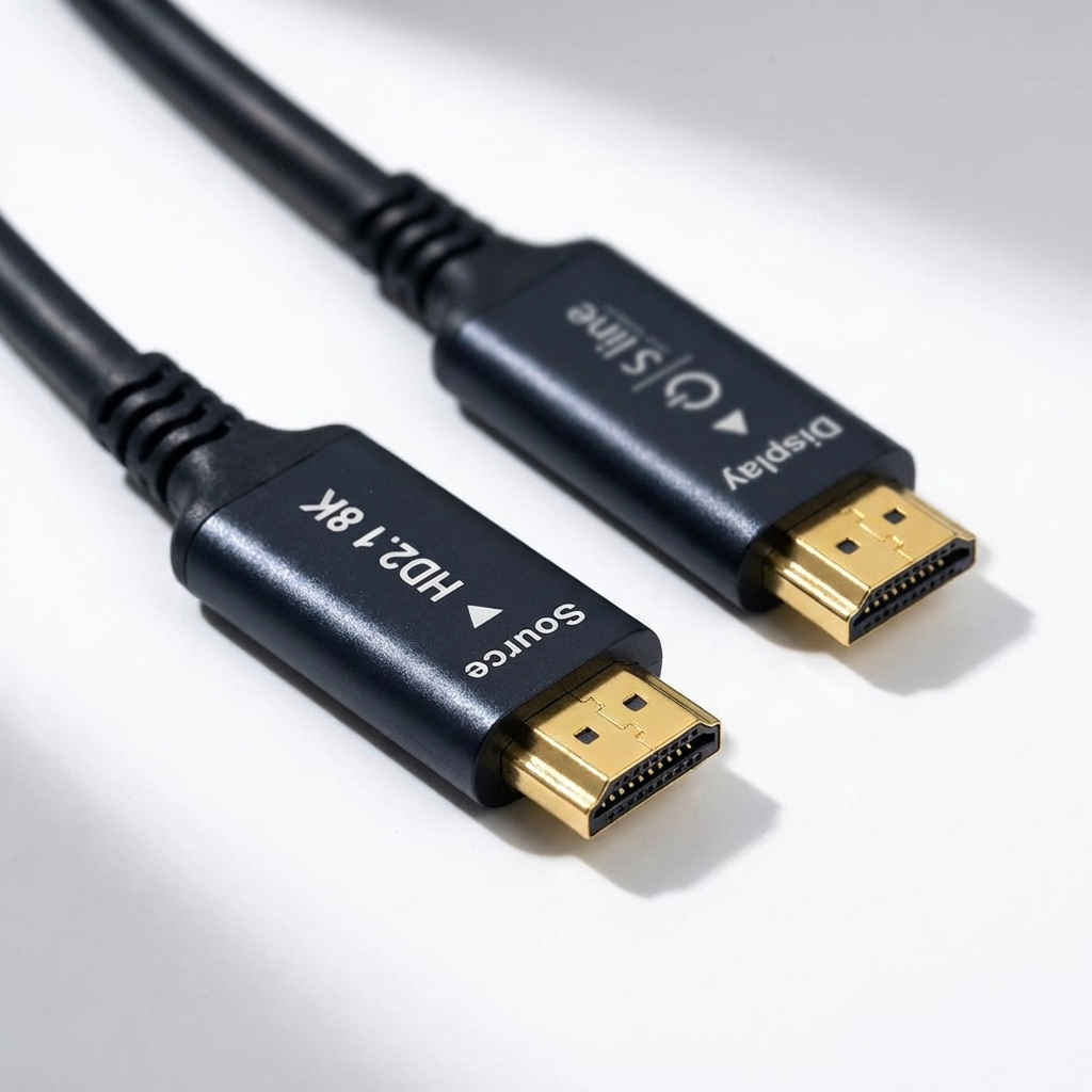 Sline 15 metre 8K V2.1 Fiber Optik HDMI Kablo K:40