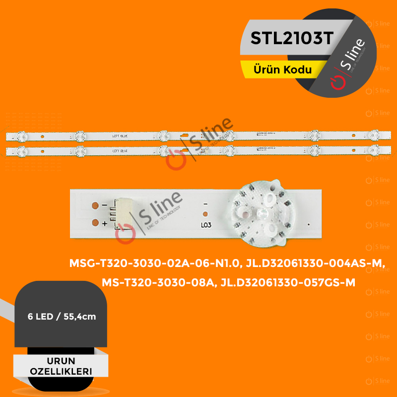 Onvo 32" MSG-T320-3030-02A-06-N1.0, JL.D32061330-004AS- TvLed Bar