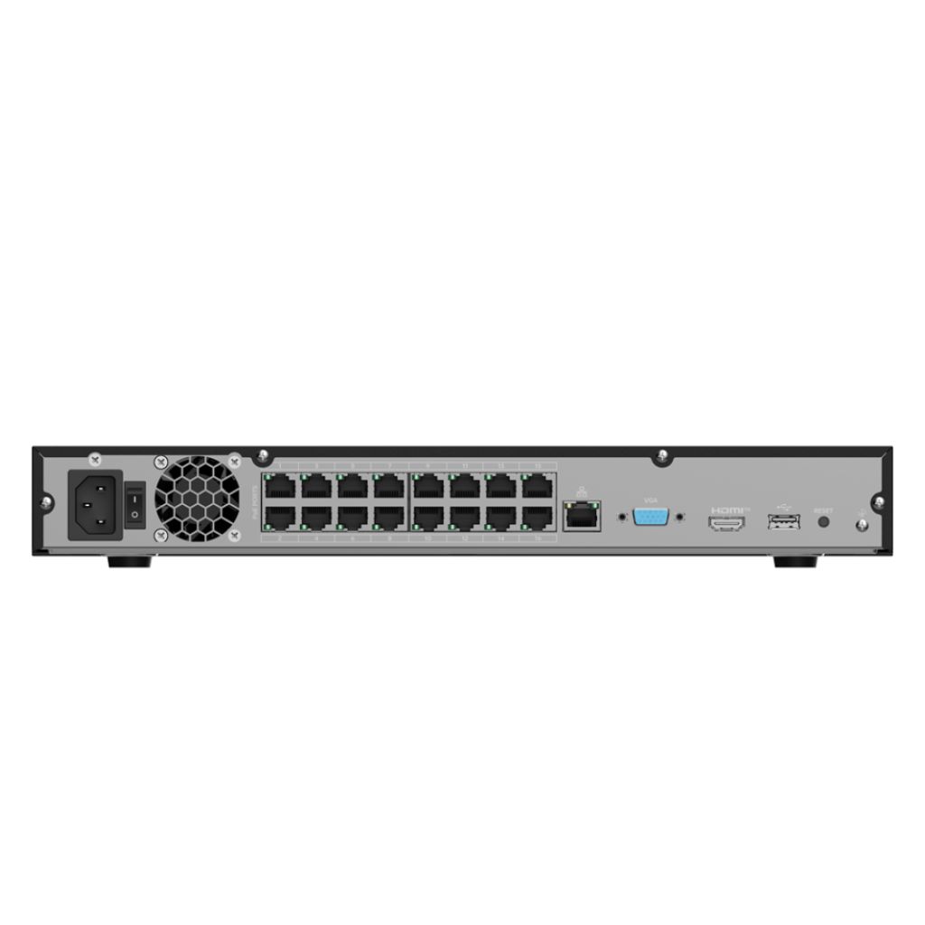 IMOU N236-16P 36 Kanal 16 Port POE 2 Diskli 4K HDMI Analizli Mic + Speaker NVR