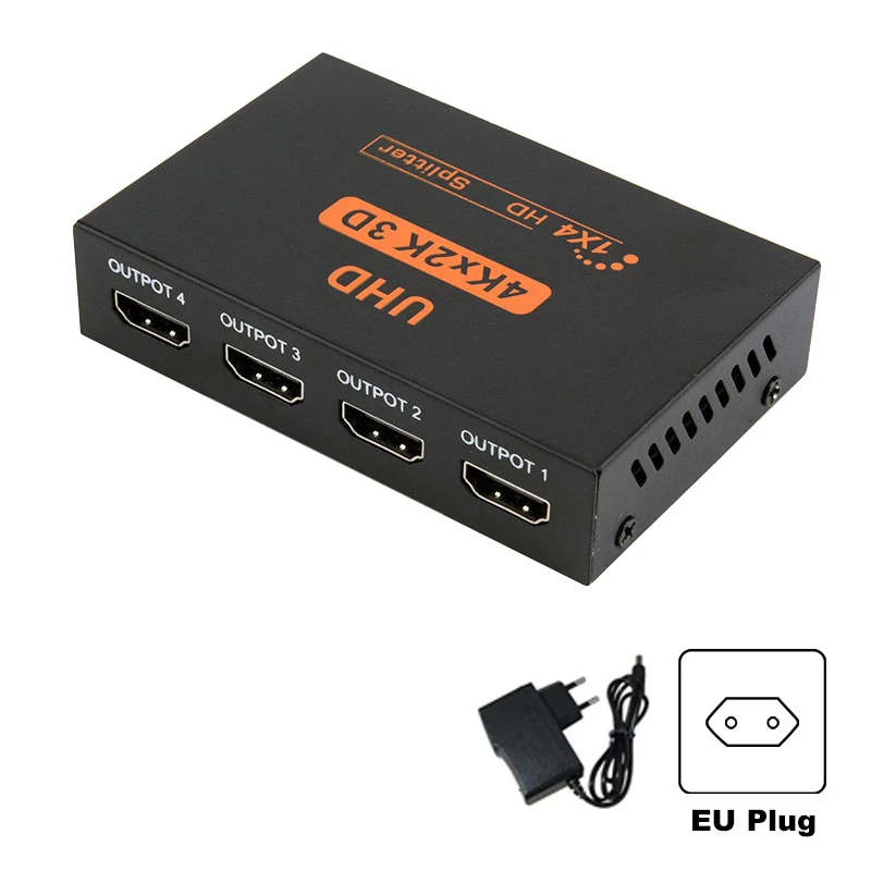 HDMI Splitter 1x4 UHD 4K x 2K 3D – Dört Ekran Görüntü Aktarımı K:50