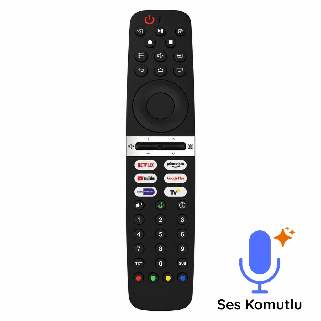 Arçelik Beko Grundig Ses Komutlu TV Kumandası