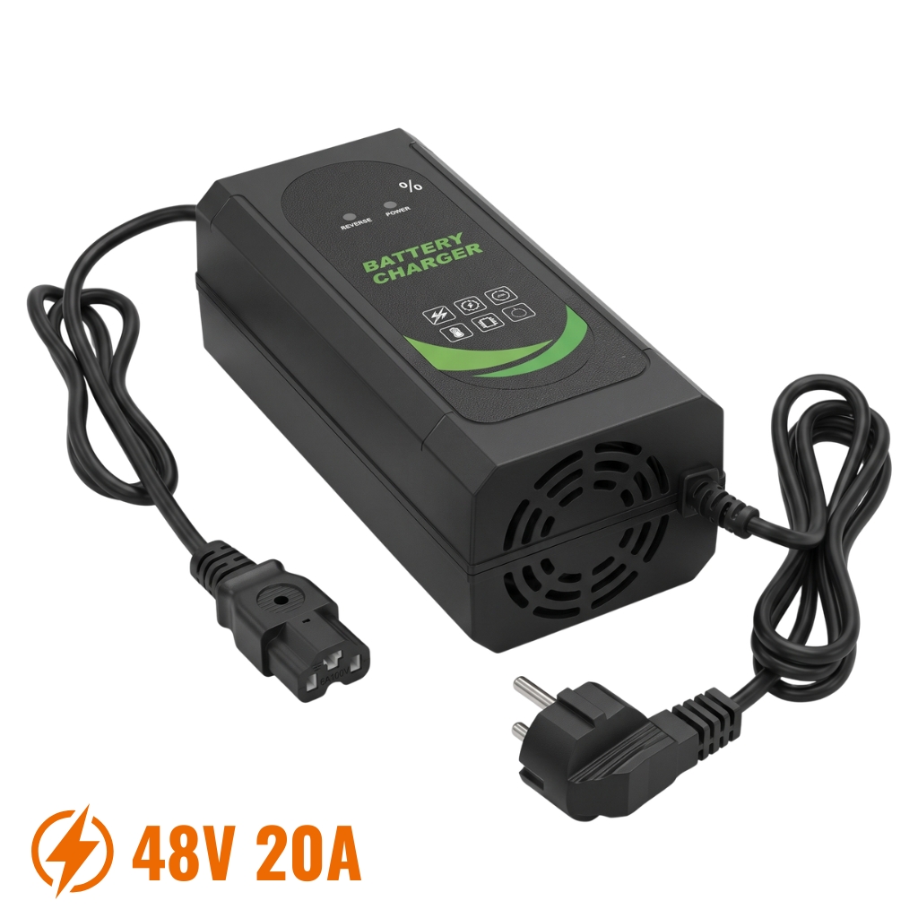 48V 20A Elektrikli Scooter Bisiklet Şarj Cihazı 54.6V Dijital Ekranlı