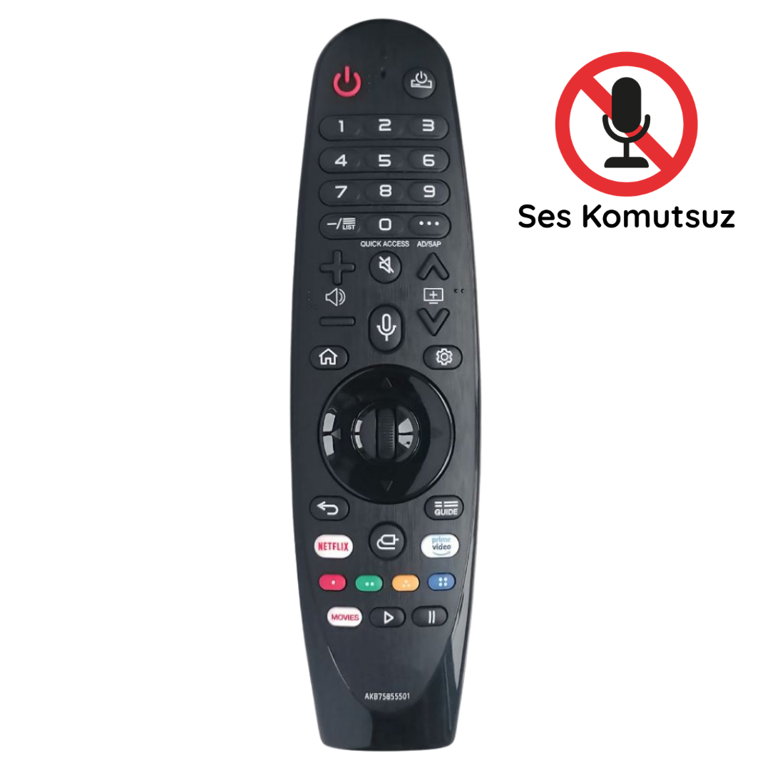 LG MR650A/BA MR18A MR19A MR20A/GA Uyumlu Ses Komutsuz Kumanda