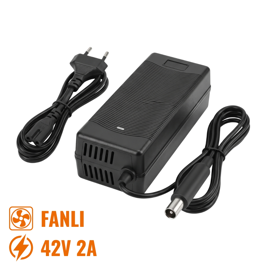 42V 2A TDS Uçlu Fanlı Scooter Şarj Adaptörü 84W