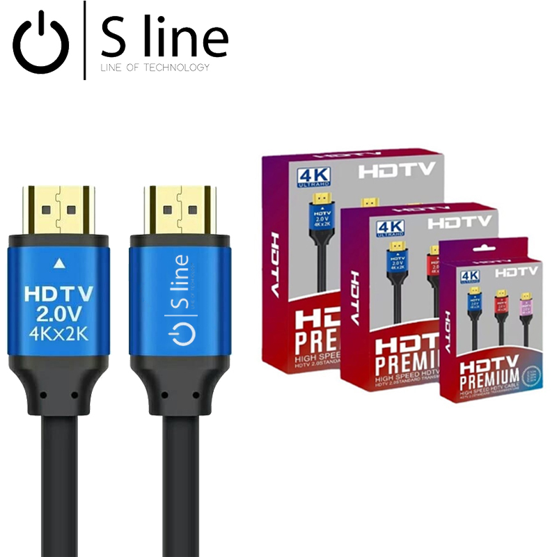 Sline 25 metre 4K HDMI Kablo Erkek-Erkek K:7