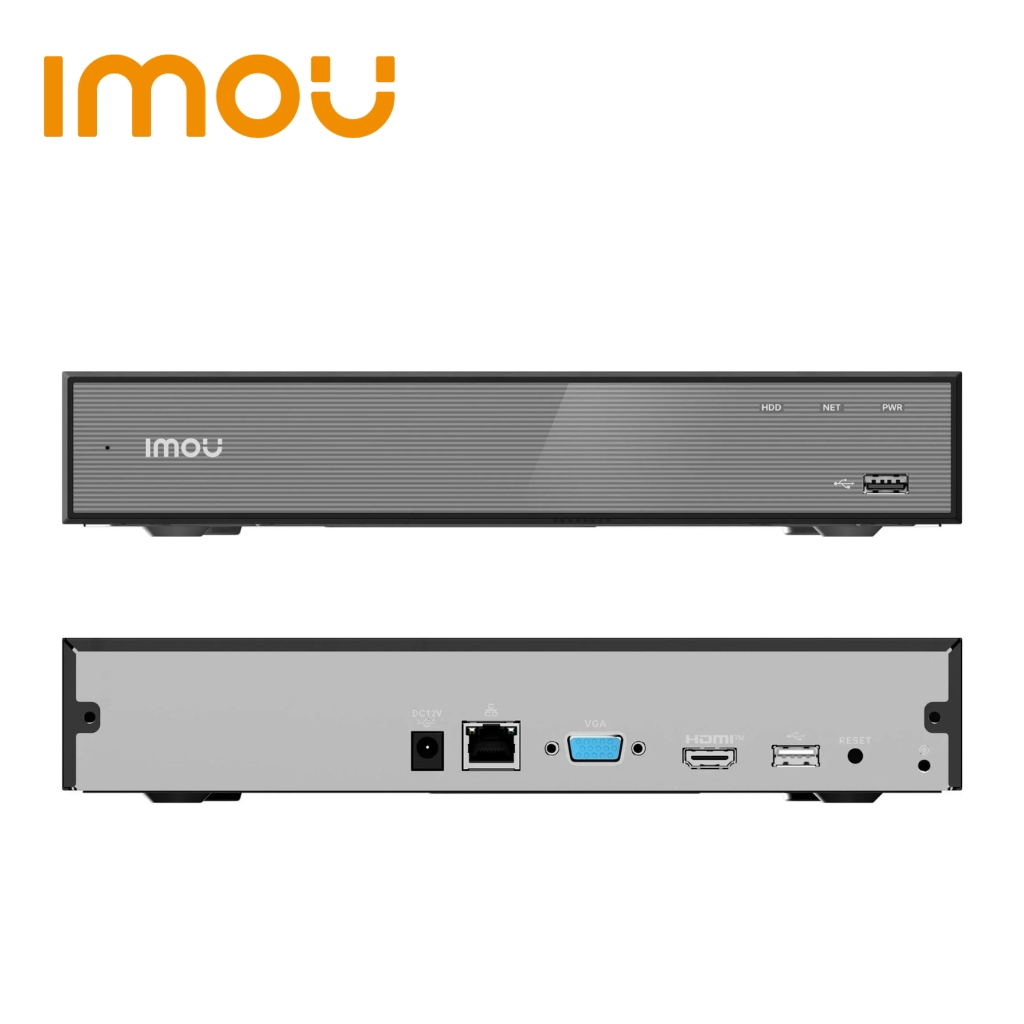 IMOU N110-4P 10 Kanal 4 Port POE 4K HDMI + 1080P VGA Analizli Mic + Speaker NVR