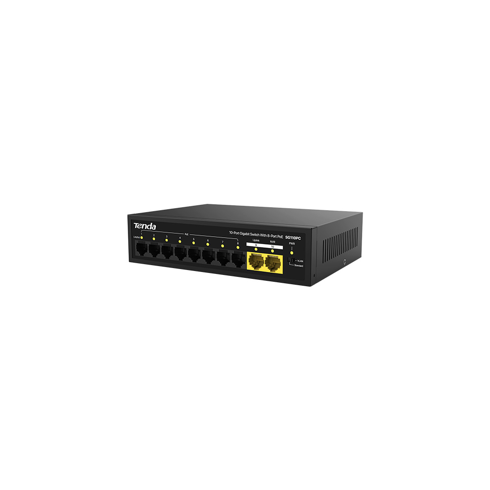 Tenda SG110PC Switch SG110PC 10 Port Gigabit 8 Port POE