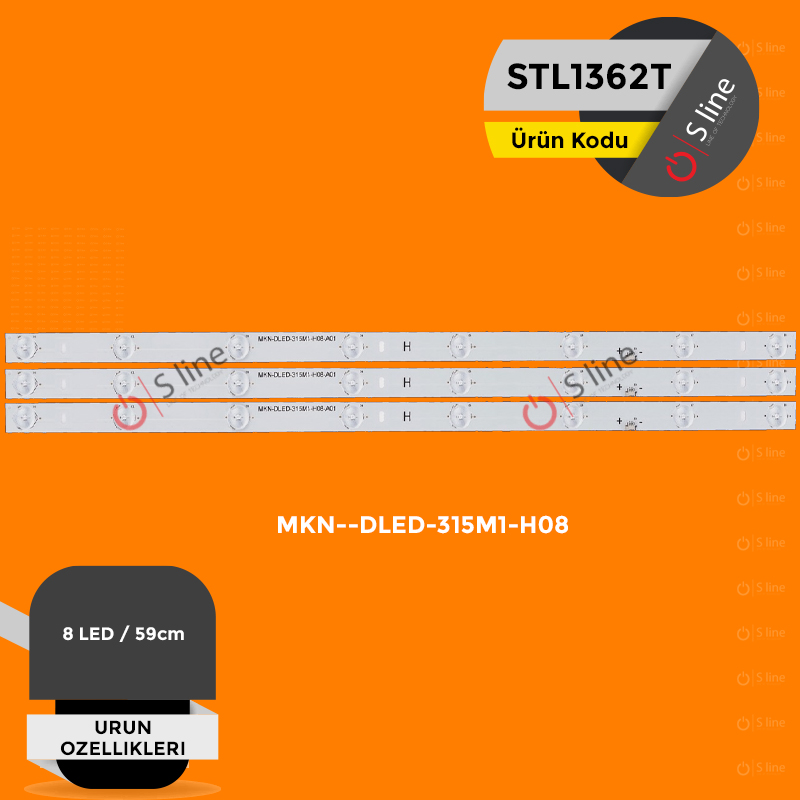 32" Wismann,Yumatu MKN-DLED-315M1-H08-A01 Tv Ledi