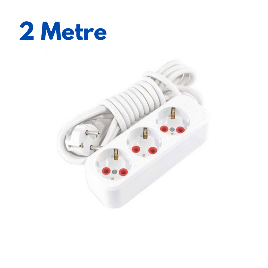 Gold Grup 3 Lü Grup Priz 2m KOLİ 50 ADT