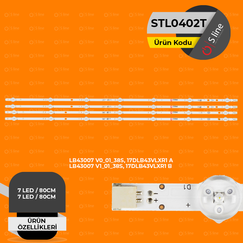 Hi-Level Vestel 17DLB43VLXR1 A TYPE, LB43007 V0_04_38S SET:STL0402X2+STL0403X2