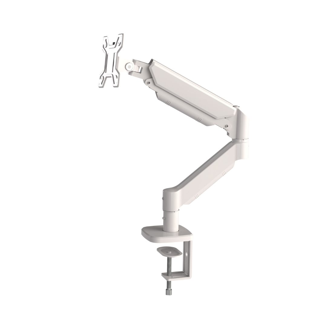 S Line Tek Kollu Gas Spring Beyaz 13"-32" 8 kg Monitör Askı Aparatı K:4