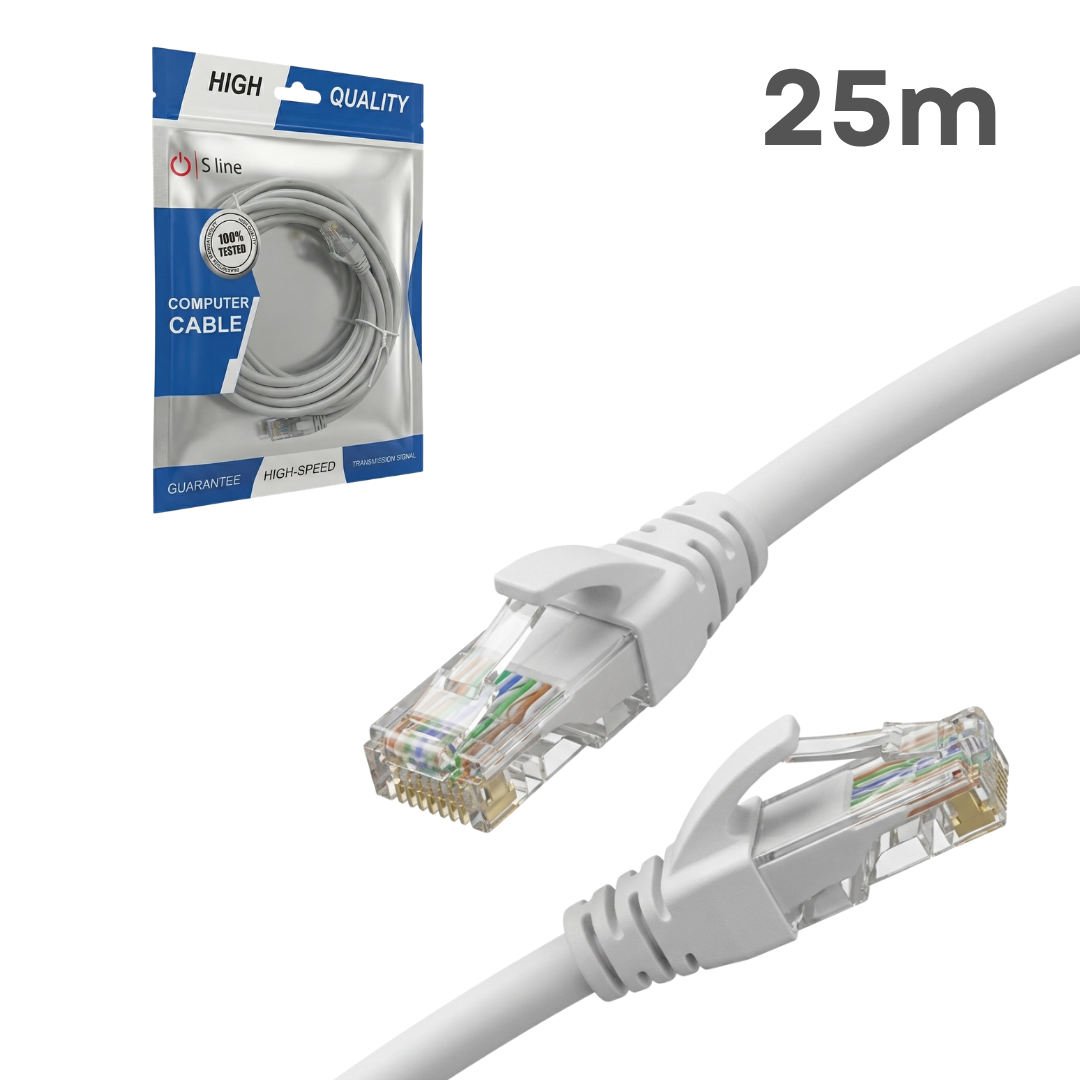 S Line CAT6 Patch Kablo 25 Metre Koli: 33