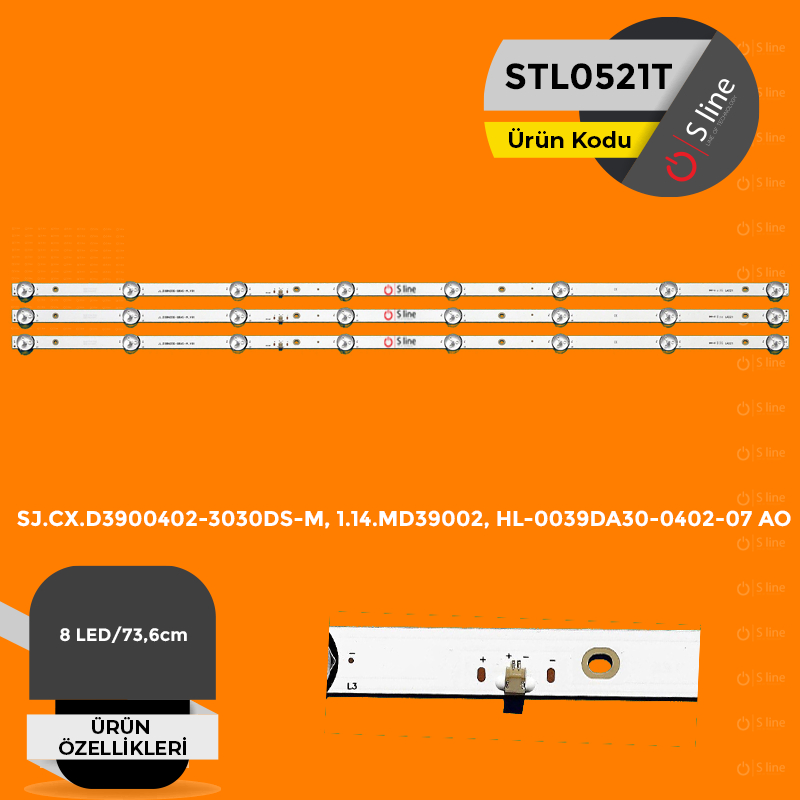 40'' SJ.CX.D3900402-3030DS-M, MS-L1795 V2 Tv Led Bar