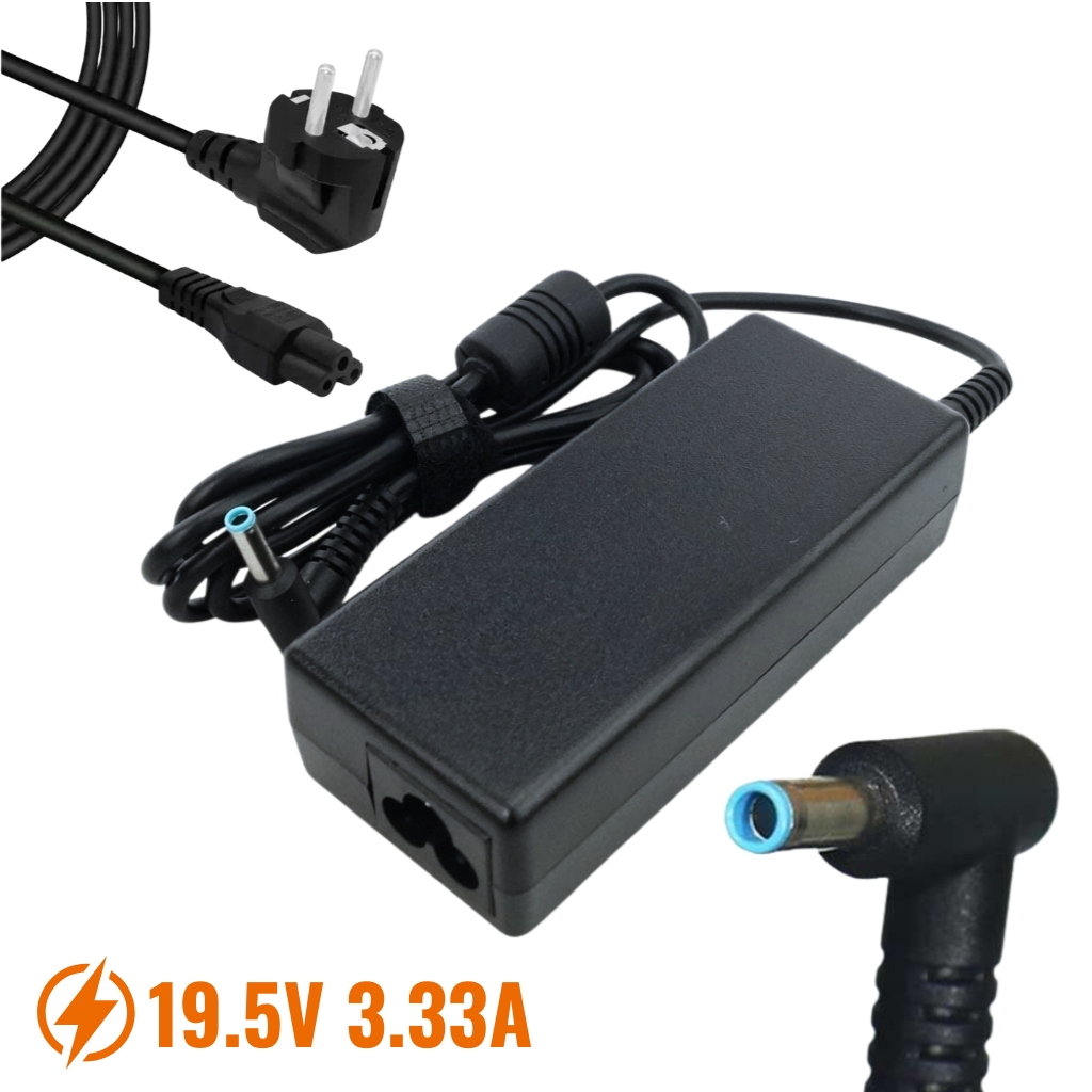 HP 250 G6 Pavilion ProBook Uyumlu 19.5V 3.33A 65W Adaptör 4.5x3.0mm