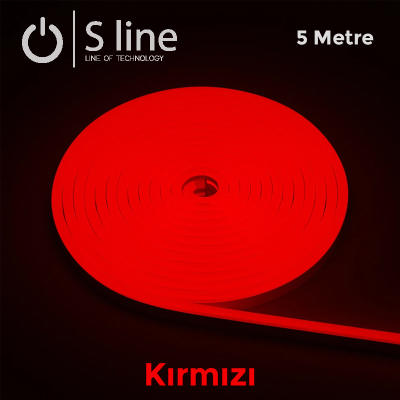 KIRMIZI ŞERİTLED 12V 2835 NEON 120D.5Metre