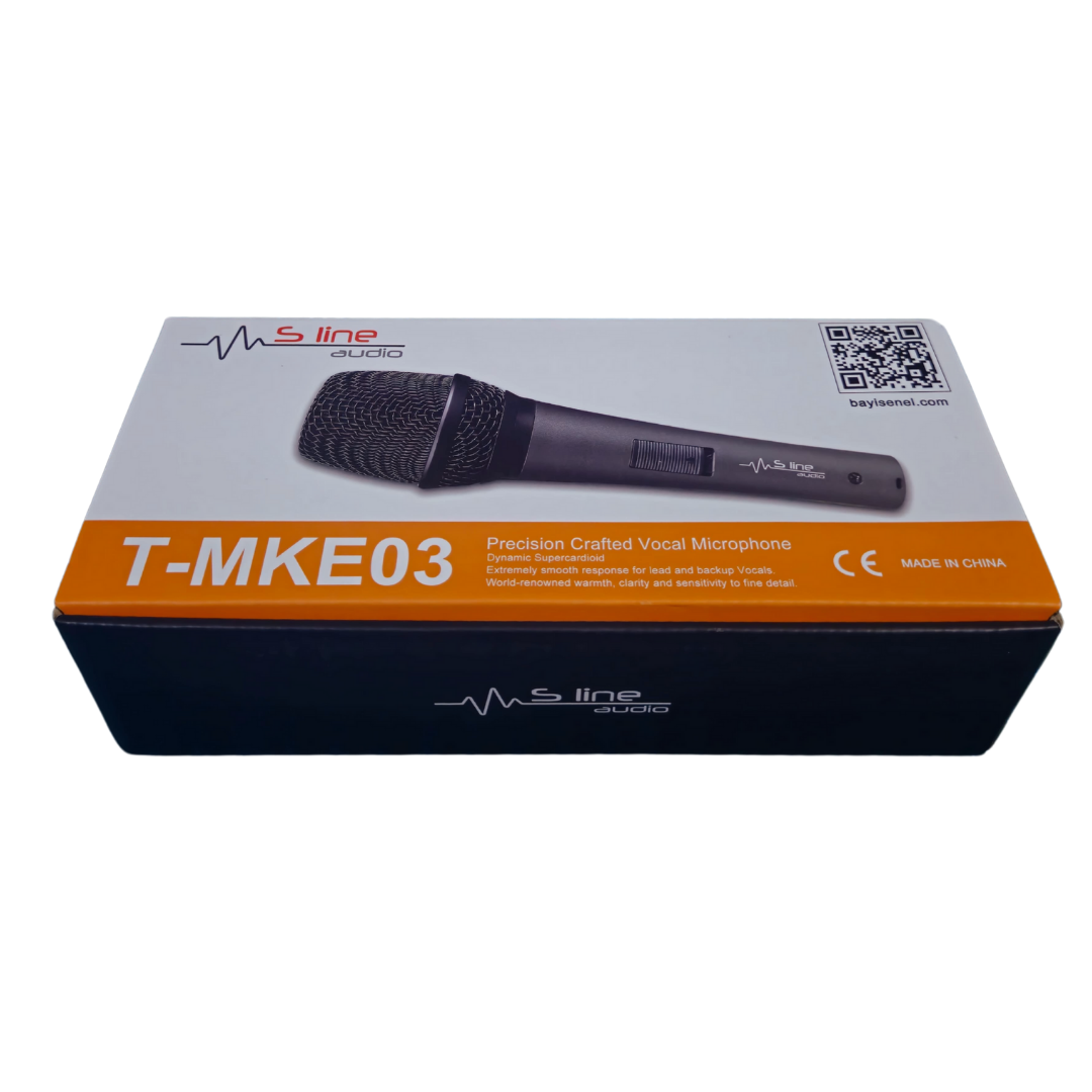 S-Line Audio Kablolu El Mikrofon Yarı Metal Yarı Plastik K:40