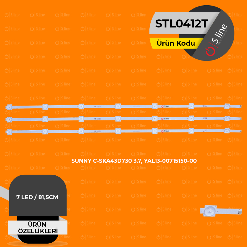 SUNNY DLED C-SKA43D730 SET:STL0412X3  F453