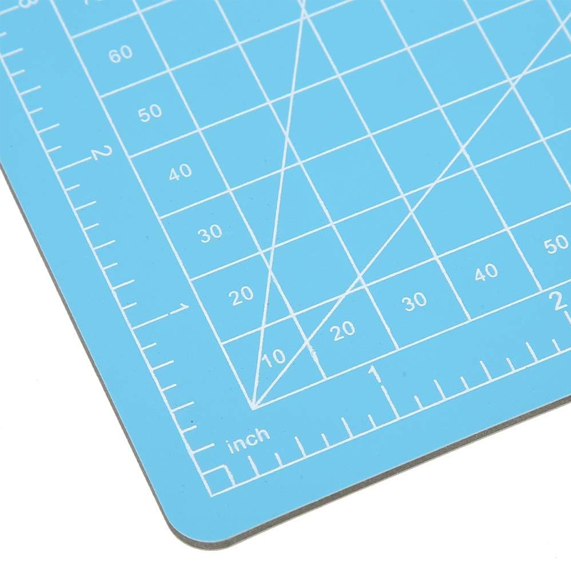 Çift Taraflı Yanmaz Kendini Onaran Kesim Matı - Boyut:-A4 (210x297) Renk: Mavi