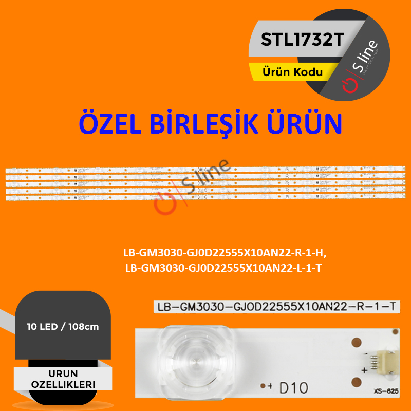 Philips 55" LB-GM3030-GJ0D22555X10AN22-H,LB-GM3030-GJ0D22555X10AN22-T Tv Ledi