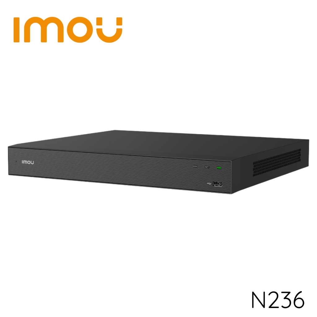 IMOU N236 36 Kanal 2 Diskli 4K HDMI + 1080P VGA Analizli Mic + Speaker NVR