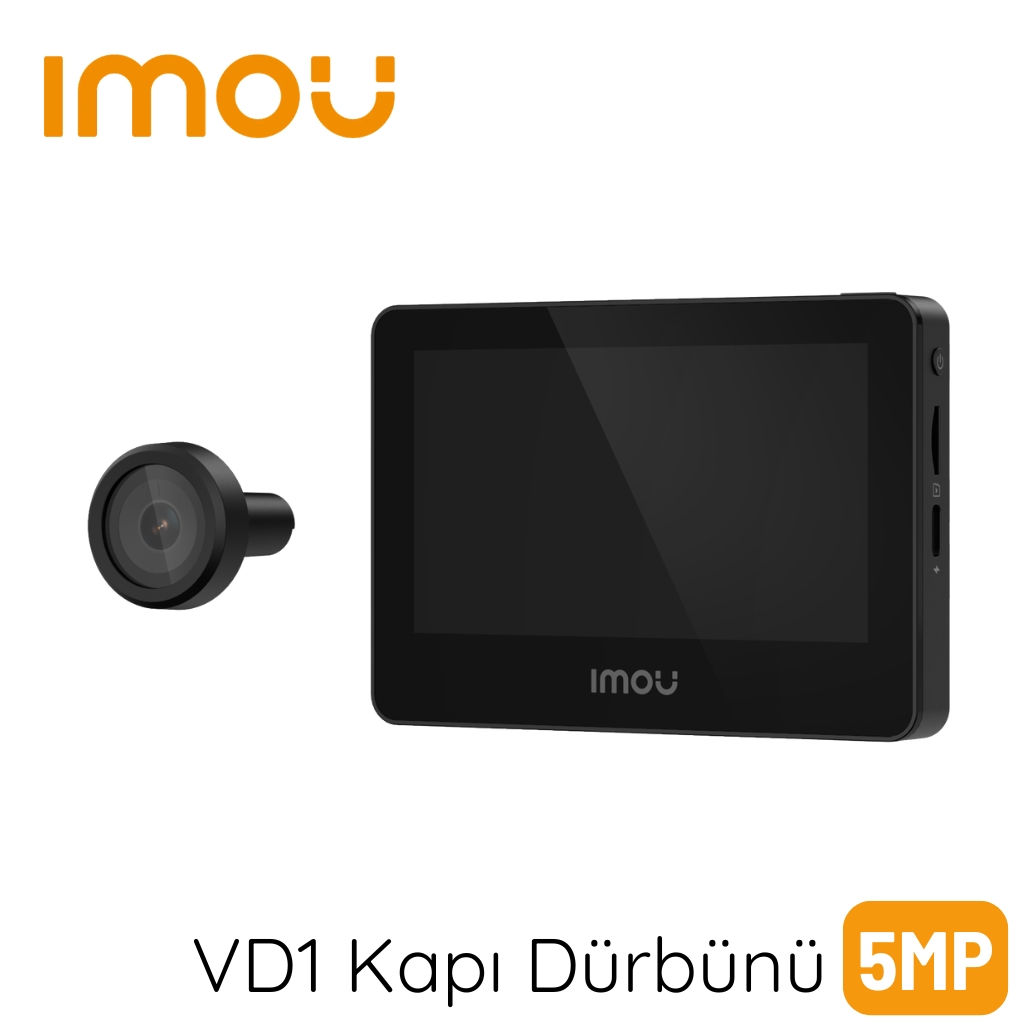 IMOU VD1 5MP Dual Band Monitörlü Kablosuz Kapı Dürbünü Kamerası