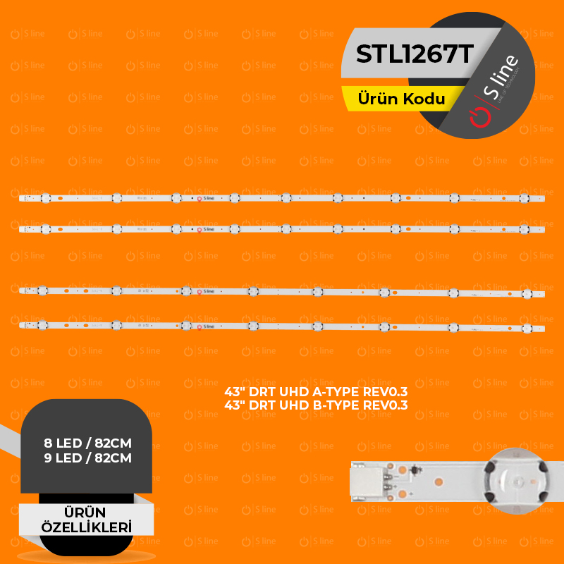 VESTEL 43" DRT UHD B-TYPE REV0.3 SET:STL1267X2+STL1268X2
