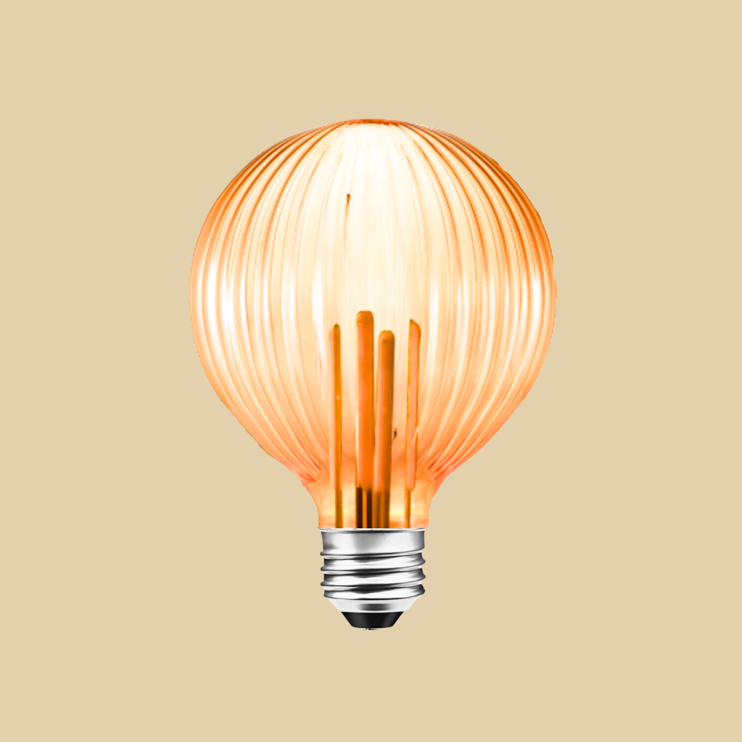 LEDX G-95 Rustik Çizgili Ampül K:100